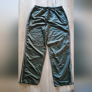 GAP Olive Green Joggers with White Side Stripes